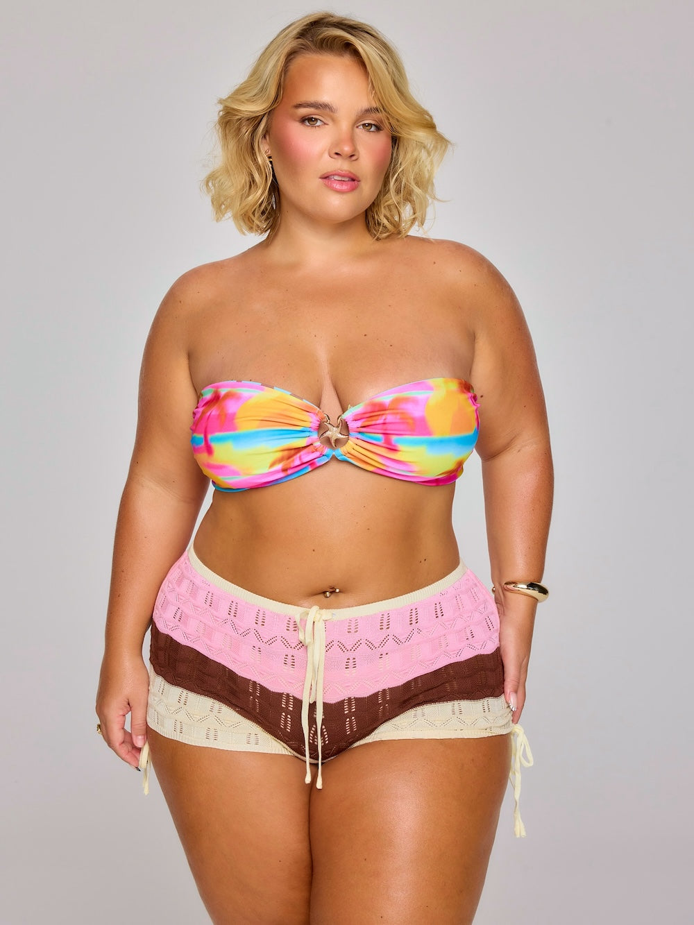 OASIS CROCHET SHORT